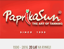 Tablet Screenshot of paprikasun.pl